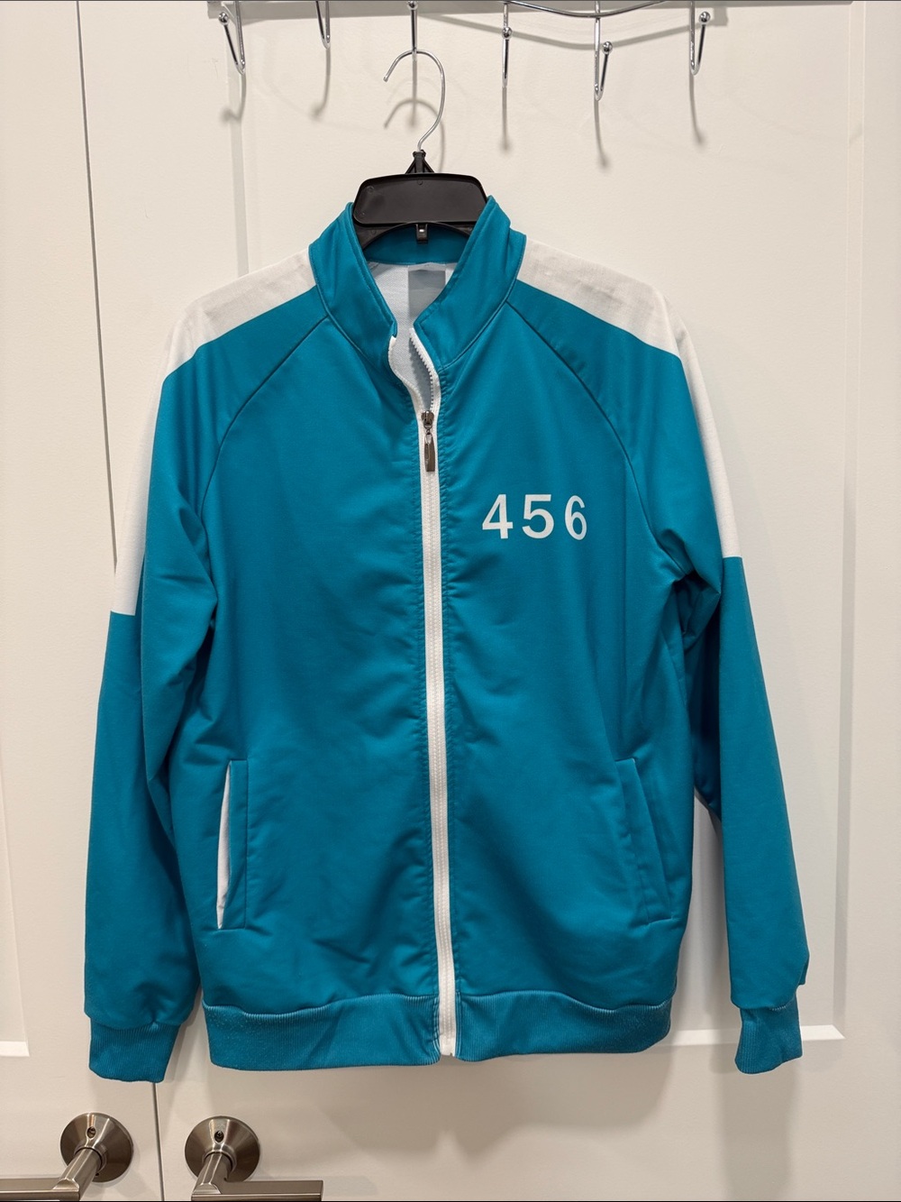 Mens Halloween Costume- Squid Games Player 456 Track Suit MEDIUM